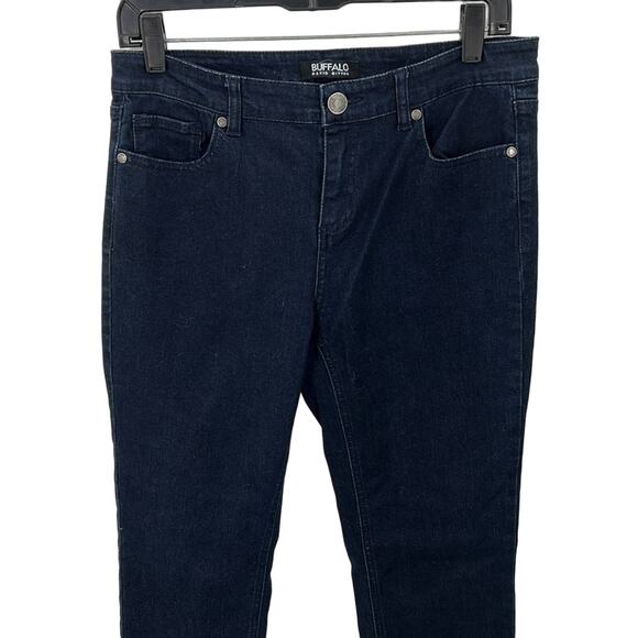 Buffalo David Bitton Francesca Mid-Rise Skinny Stretch Dark Wash Jeans Size 6 - Picture 2 of 16